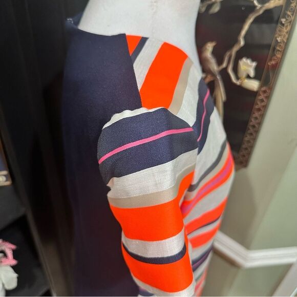 Vilagallo Striped Shift Dress | Size 40 (Approx. US 8)
Made in Portugal - Picture 3 of 10